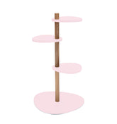 MAGLA 3-lags Asketræ Plant Stand B55 x H91cm Pulver Pink