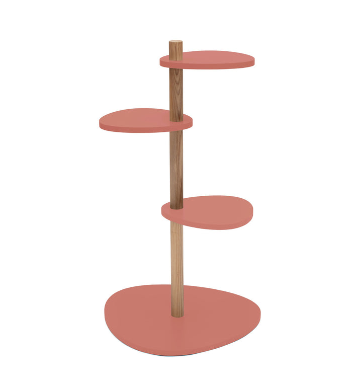 MAGLA 3-lags Asketræ Plant Stand B55 x H91cm Antik pink