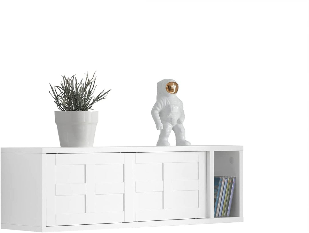 Væggarderobe med 2 skydedøre og 1 rum