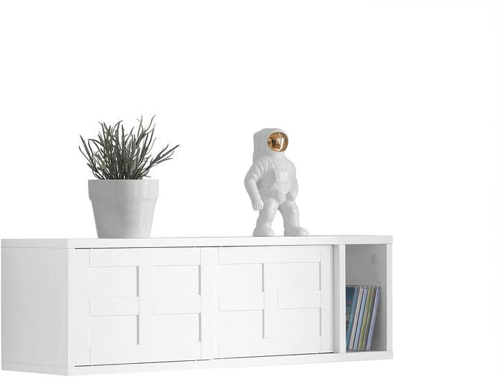 Væggarderobe med 2 skydedøre og 1 rum