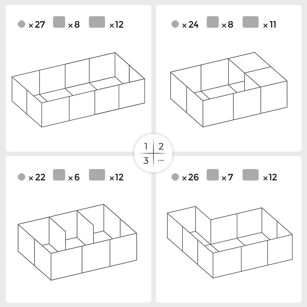 Smart løbegård til små kæledyr som hamstere, 143x73x46 cm
