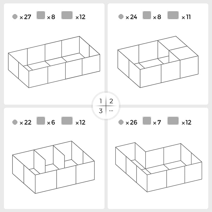 Smart løbegård til små kæledyr som hamstere, 143x73x46 cm