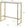 Barbord / konsolbord med bordplade i marmor-look og guldfarvet kant