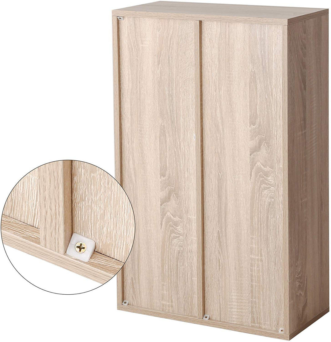 Lille reol med 5 rum i spånplade - Lammeuld.dk