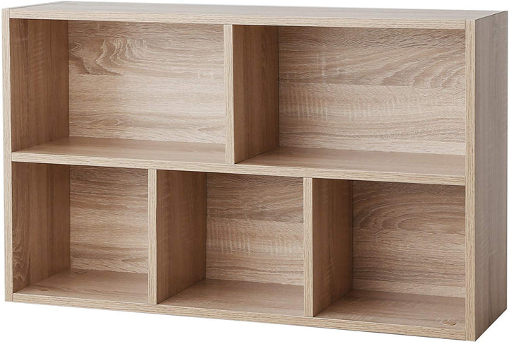 Lille reol med 5 rum i spånplade - Lammeuld.dk