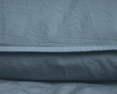 Stenvasket sengesæt, blå 240 x 220