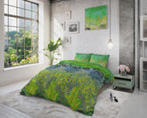Asian Forest sengesæt, grøn 240 x 220 cm