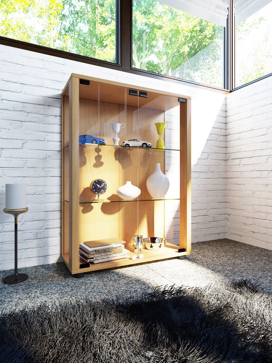 Standerskab "Sintalo" Med Led