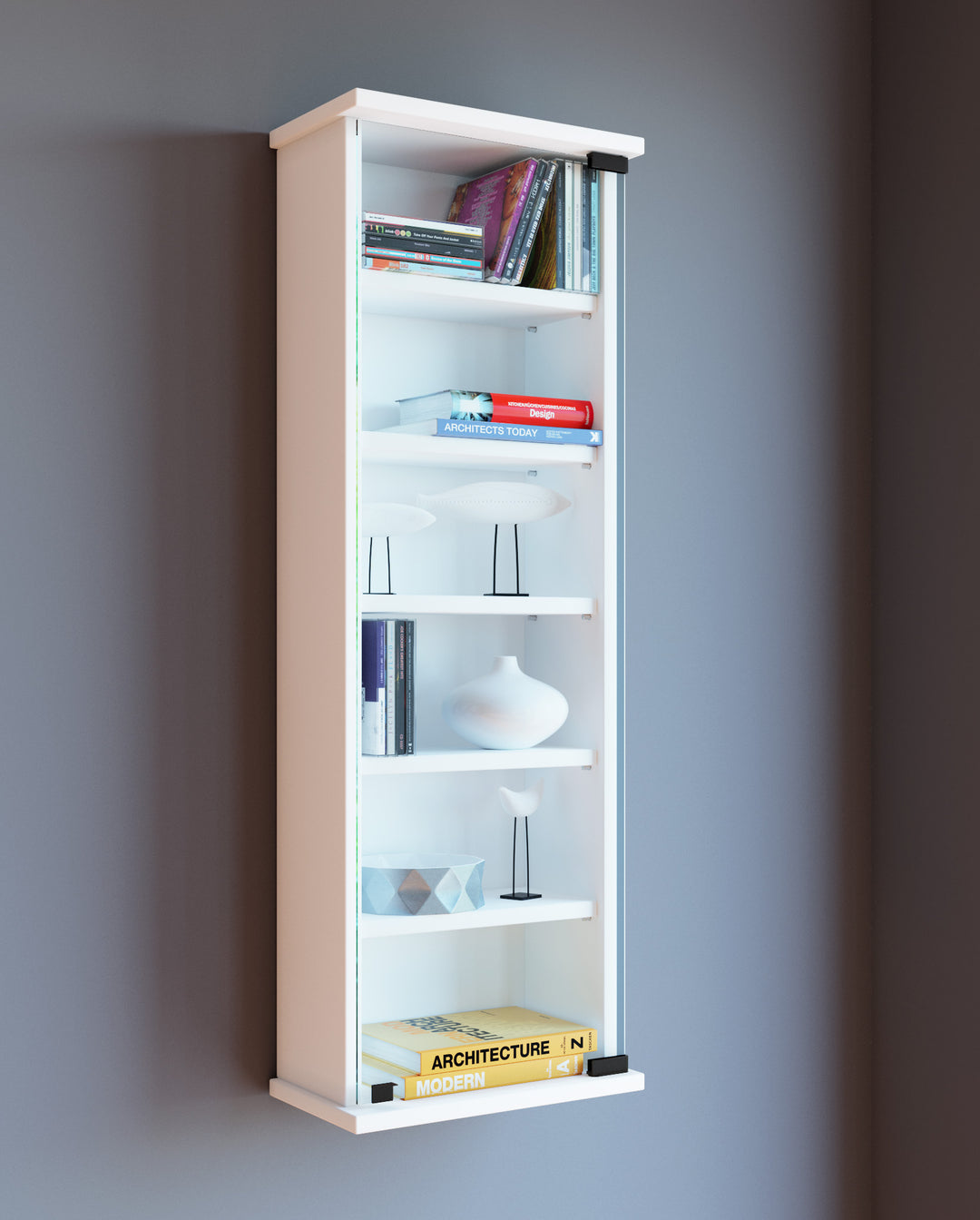 Cd/Dvd Væghylde "Loposa" Til 150 Cd'Er