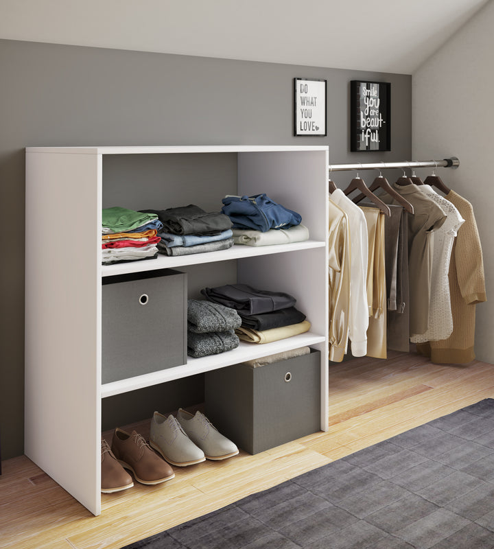 Tøjstativ, B. 90 x H. 100 x D. 50 cm, hvid