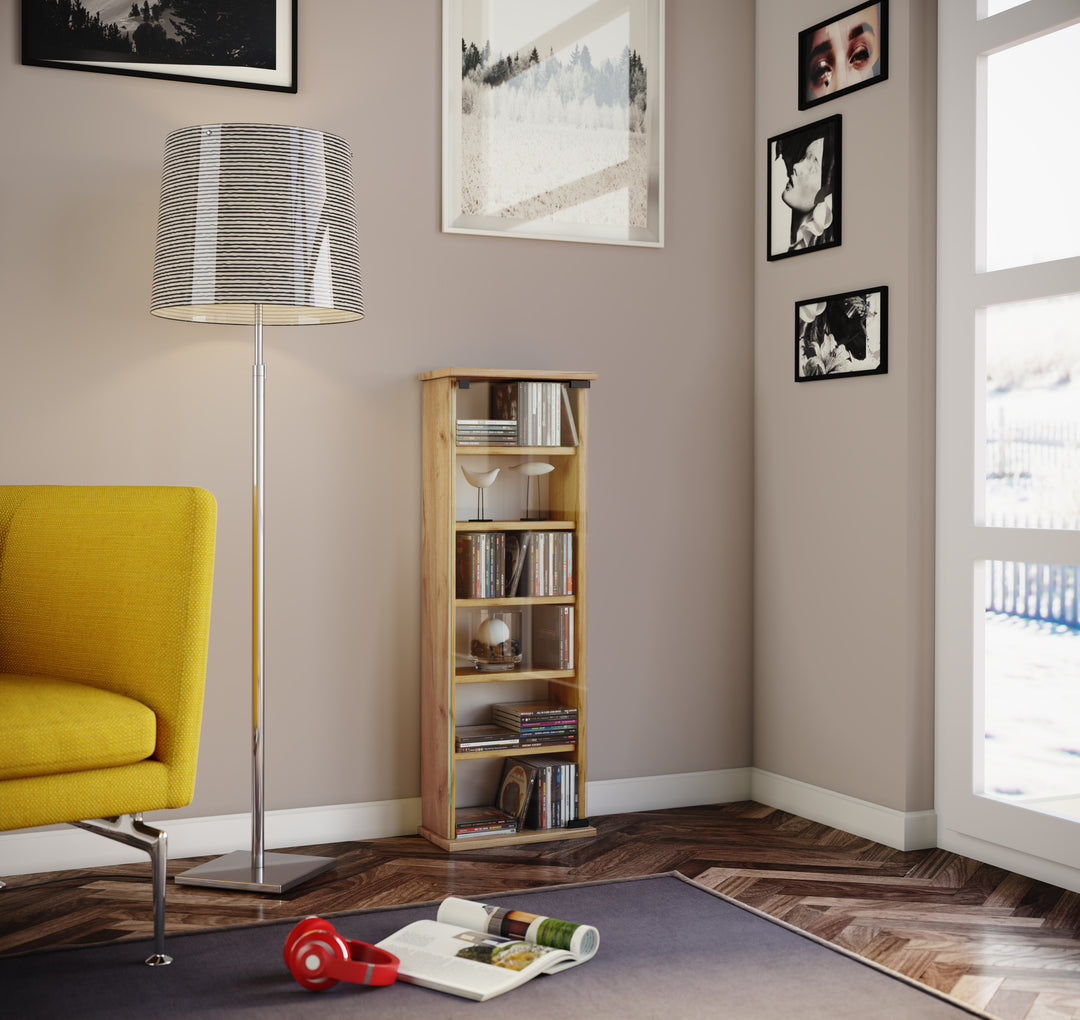 Cd/Dvd Tårn "Vetro" Til 150 Cd'Er