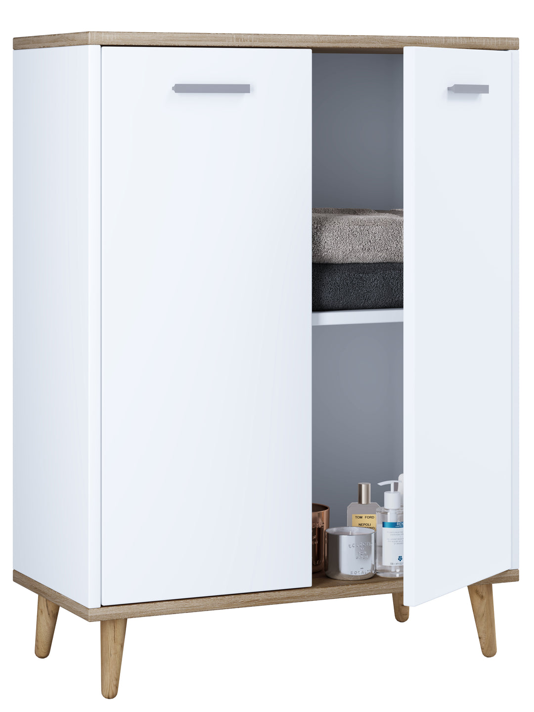 Kommode, 81 x 60 x 28 cm, hvid