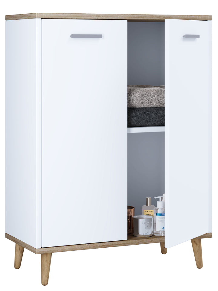 Kommode, 81 x 60 x 28 cm, hvid