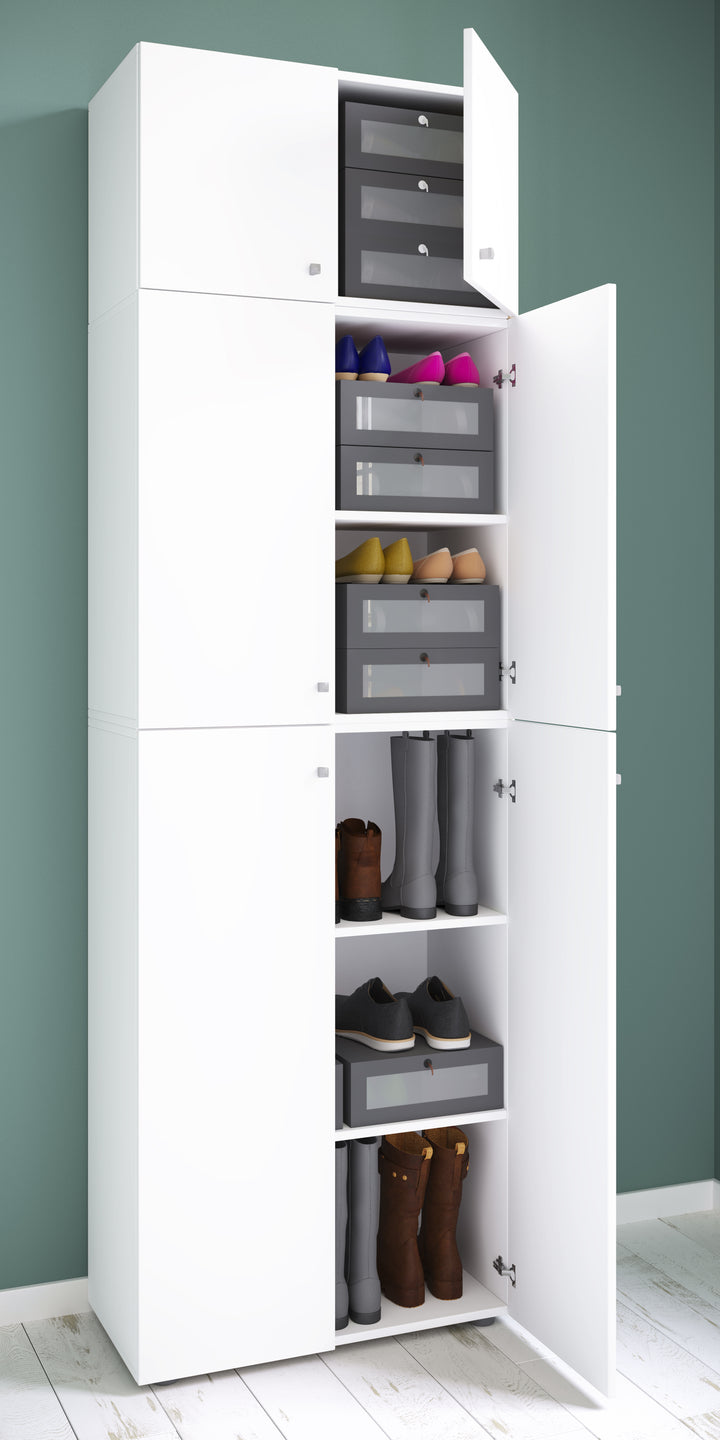 Skoskab "Lona Xxl" Hængslede Låger | Med Vedhæftning