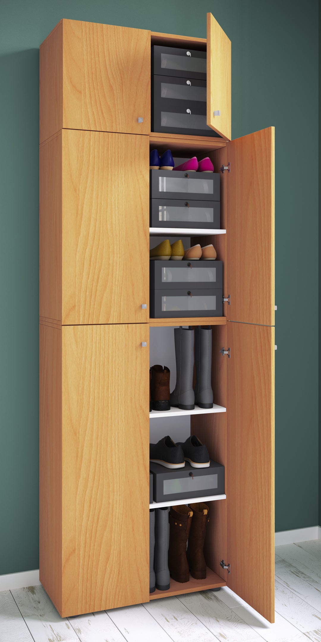 Skoskab "Lona Xxl" Svingdøre | Med Vedhæftning