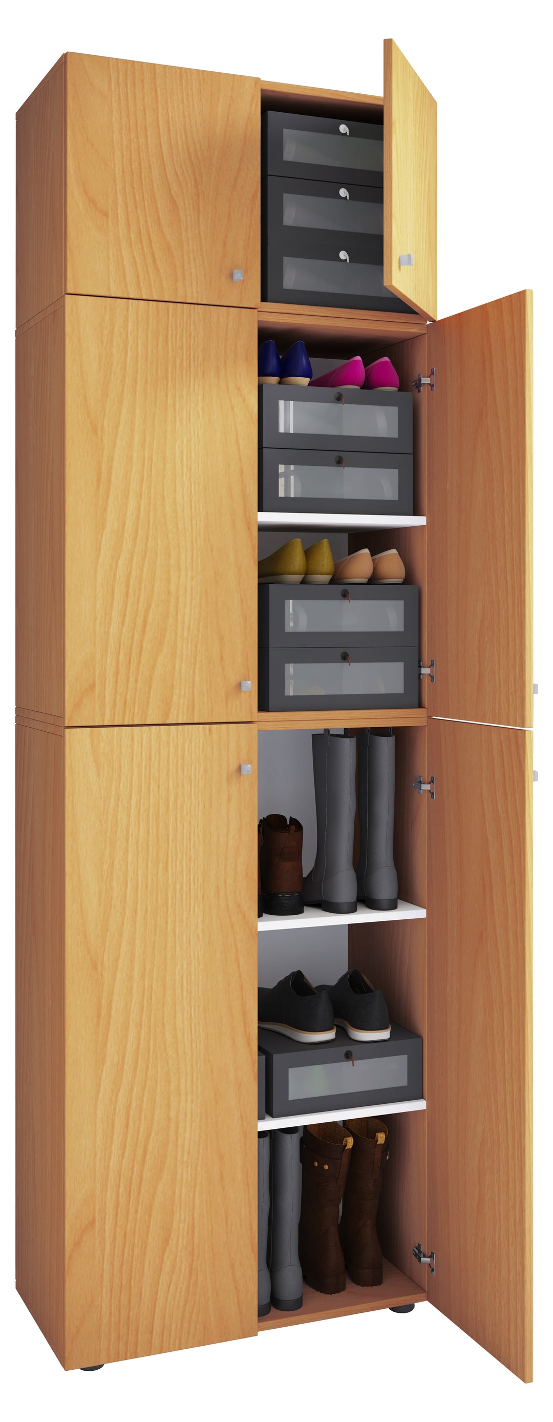 Skoskab "Lona Xxl" Svingdøre | Med Vedhæftning