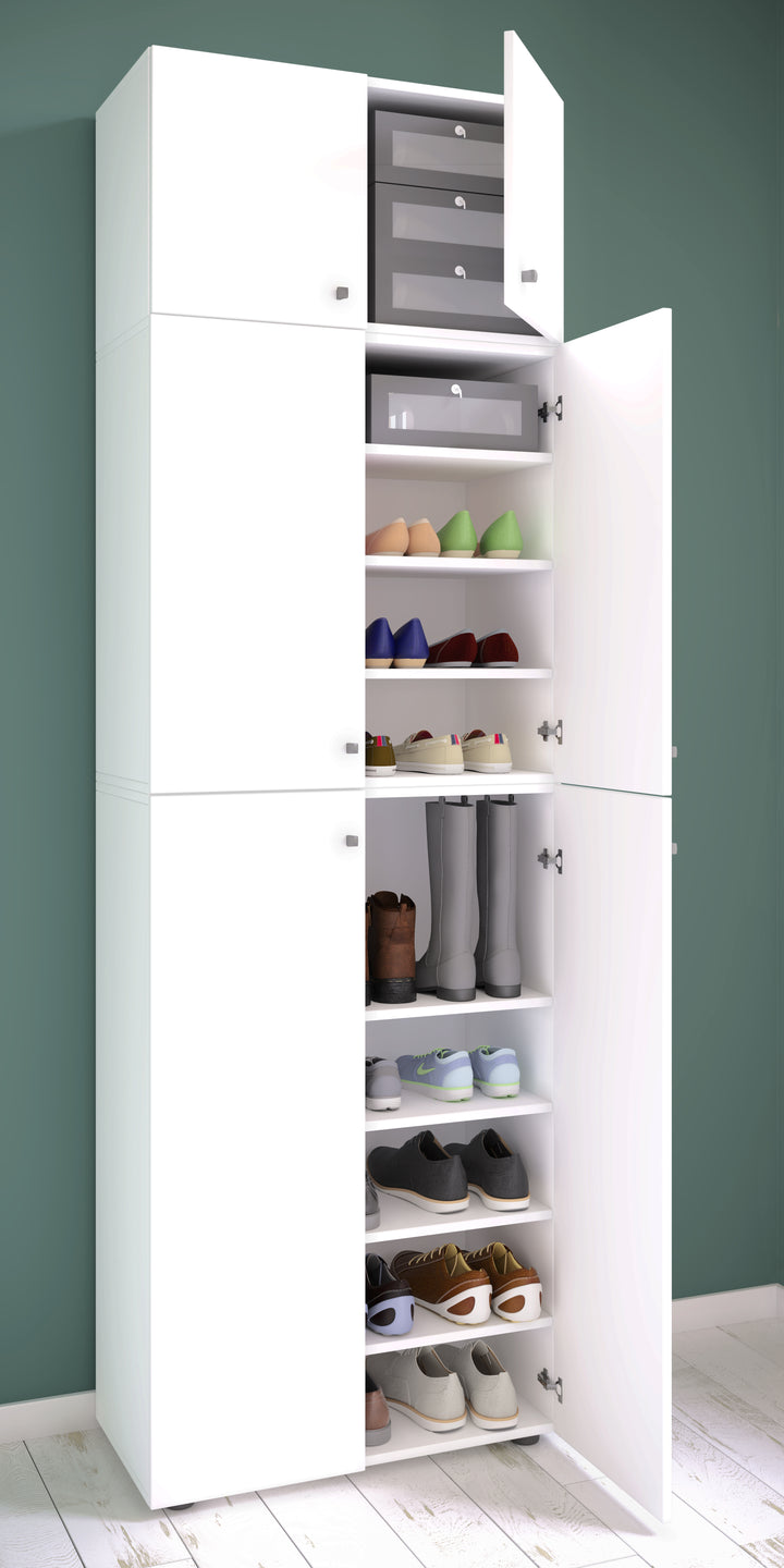 Skoskab "Lona Xxl" 9-Rums Hængslede Låger | Med Vedhæftning