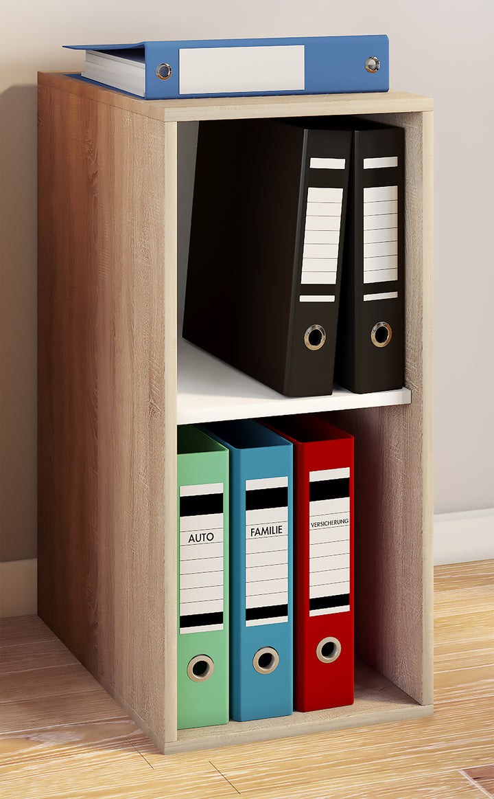 Hylde "Lona Il", 74 x 35 x 37 cm, egetræsfarvet