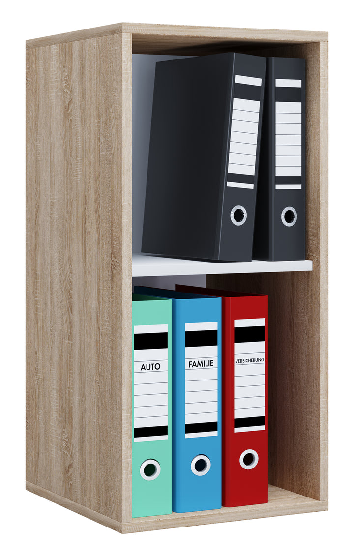 Hylde "Lona Il", 74 x 35 x 37 cm, egetræsfarvet