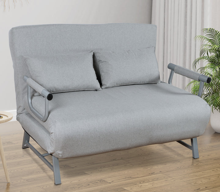 Smart sovesofa, 184 cm lang x 127 cm bred, grå