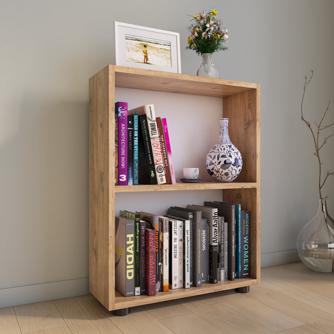 Reol, h. 72 x b. 55 x d. 20 cm, naturfarvet