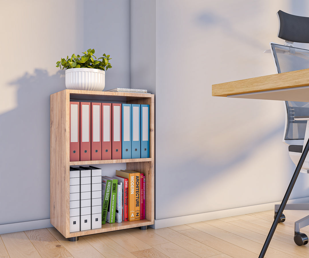 Kontorreol, h. 74 x b. 49 x d. 32 cm, naturfarvet