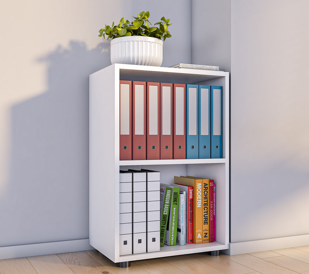 Kontorreol, h. 74 x b. 49 x d. 32 cm, hvid