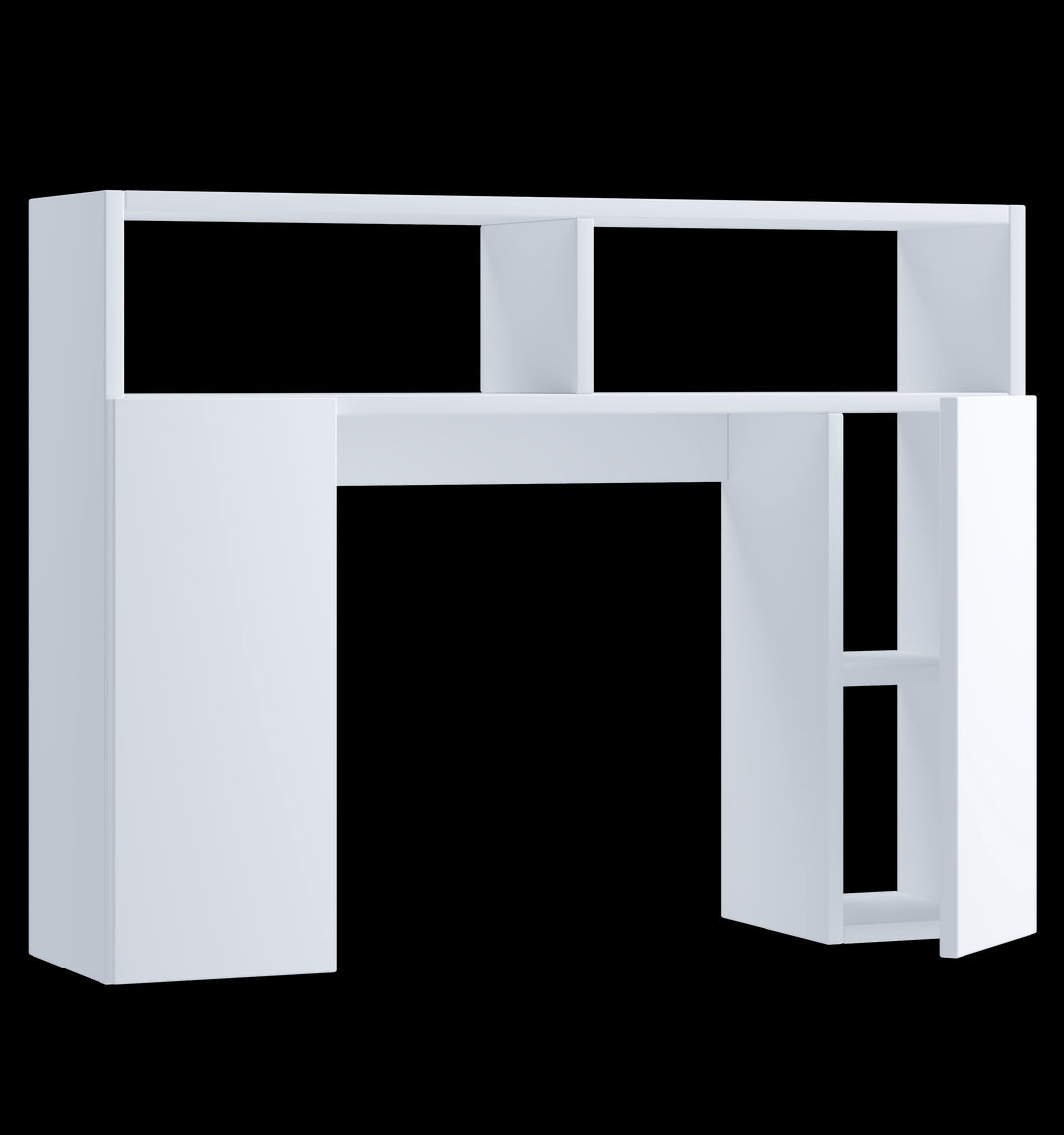 Væghylde til badeværelset, h. 61 x b. 76 x d. 20 cm, hvid