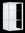Vitrineskab, H. 90 x B. 52 x D. 44 cm, hvid
