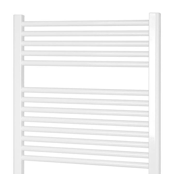 Aquamarine® håndklæderadiator - lodret, varmt vand, 7 bar, centerforbindelse, vægmonteret, 1800x600 mm, hvid - håndklædevarmer, panelradiator, badeværelsesvarmer, radiator, håndklædetørrer, håndklædetørrer