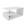 Sofabord - 90x50 cm, med opbevaringsplads, moderne, firkantet, hvidt