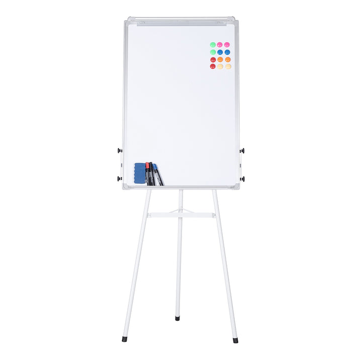 Justerbar Flipover / white board: Magnetisk, Ridsefast, 90 x 60 cm