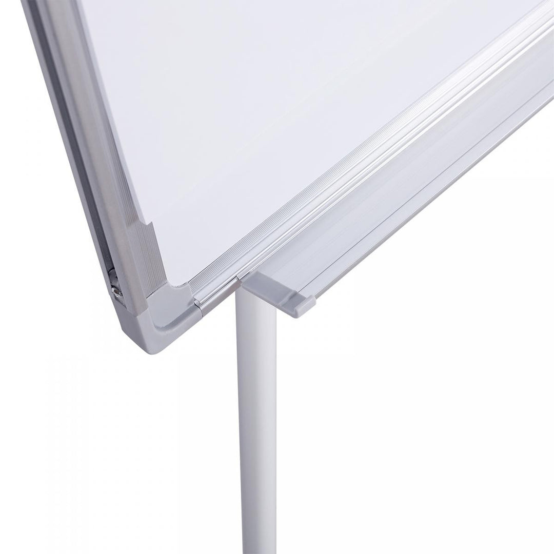 Justerbar Flipover / white board: Magnetisk, Ridsefast, 90 x 60 cm