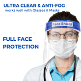 Sæt med 6 x beskyttende Face Shield
