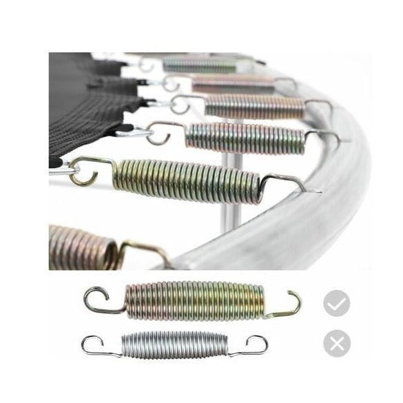 Trampolin med galvaniseret stålrør, 305 cm, sort og mørkegrøn