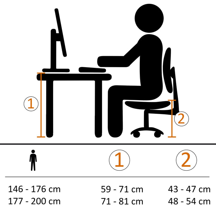 udøvende imiteret læder sort kontor drejestol 120 kg - Lammeuld.dk