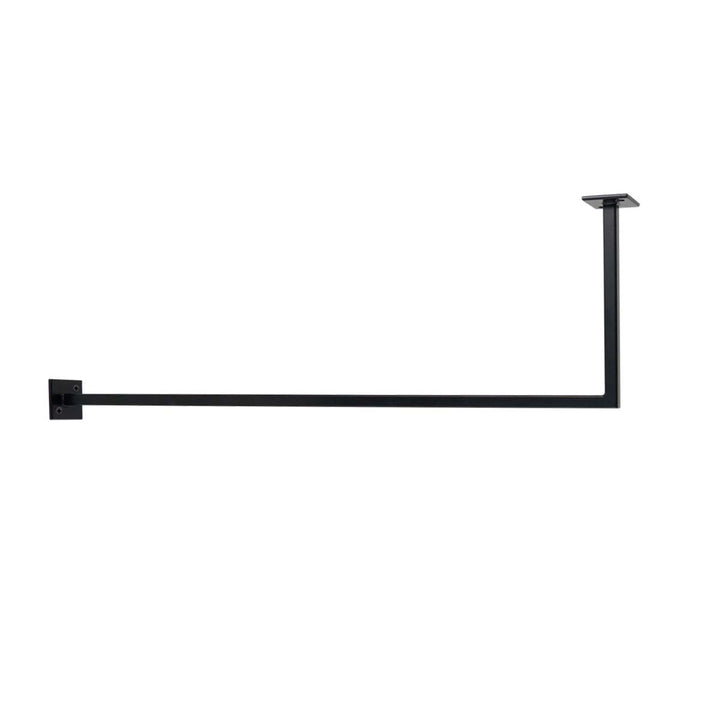 Tøjstang SIMPLE HANGIN, H30cm x B160cm, sort