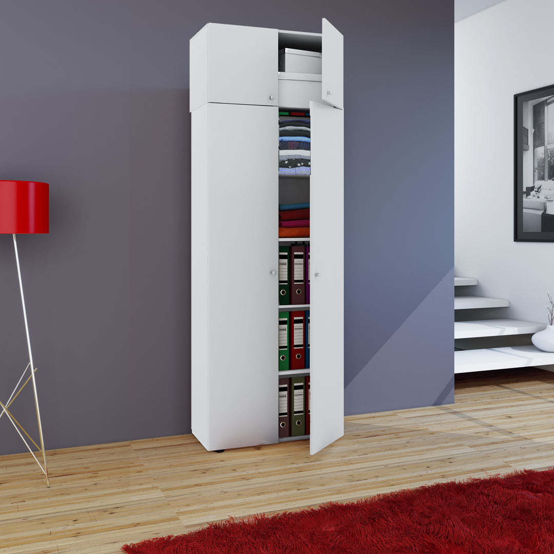 Multifunktionsskab "Vandol I" Med Låger Inkl. Top Fastgørelse