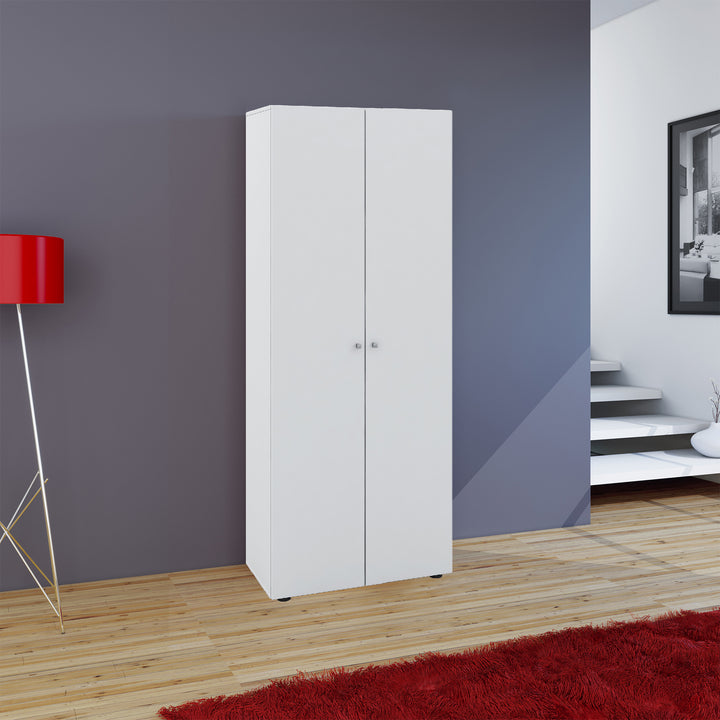 Multifunktionsskab med låger, H. 178 x B. 70 x D. 40 cm