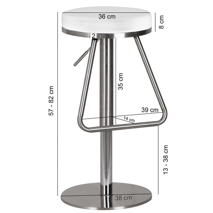 hvid Design Tresenstuhl Barstol - Lammeuld.dk