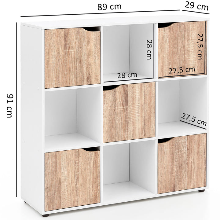 Rum Cube hylder skænk med SAMO bundhylde - Lammeuld.dk