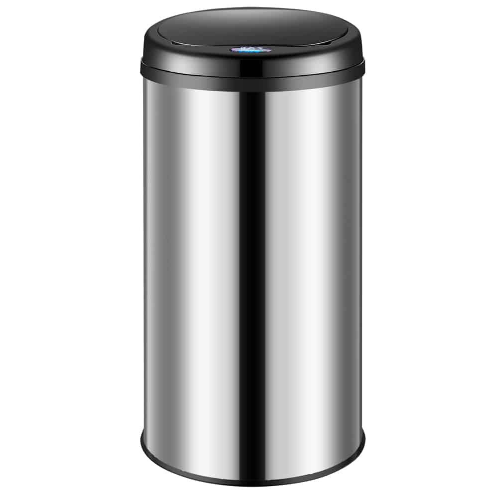 Sensor Dustbin rustfrit stål 56L