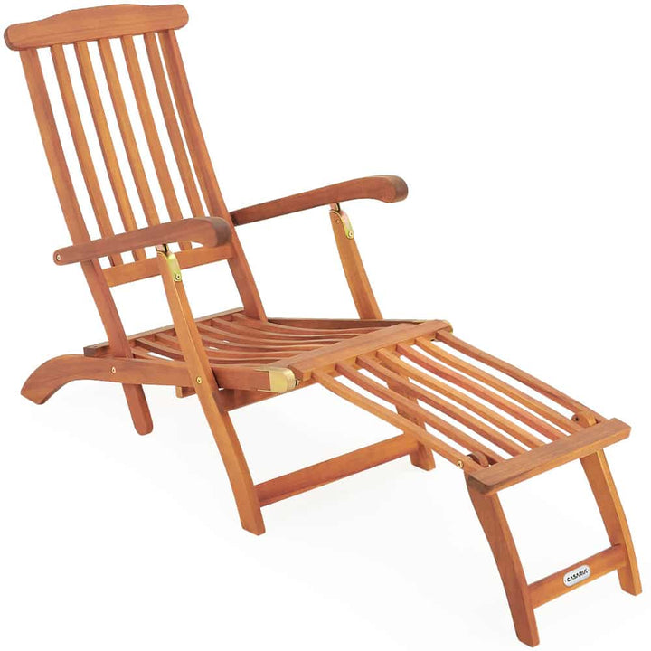 Sun Lounger Queen Mary Acacia Wood