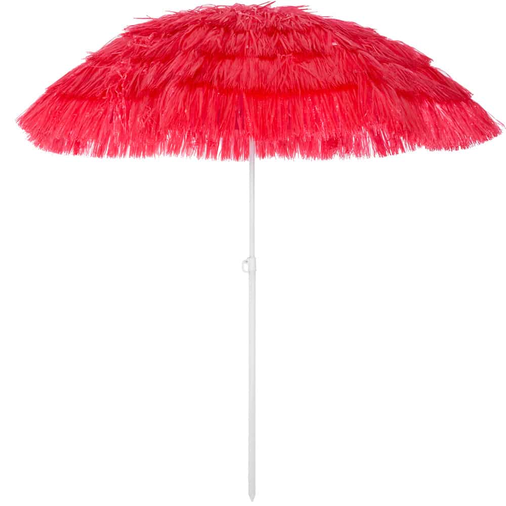 Parasol Hawaii rød 1,6 m