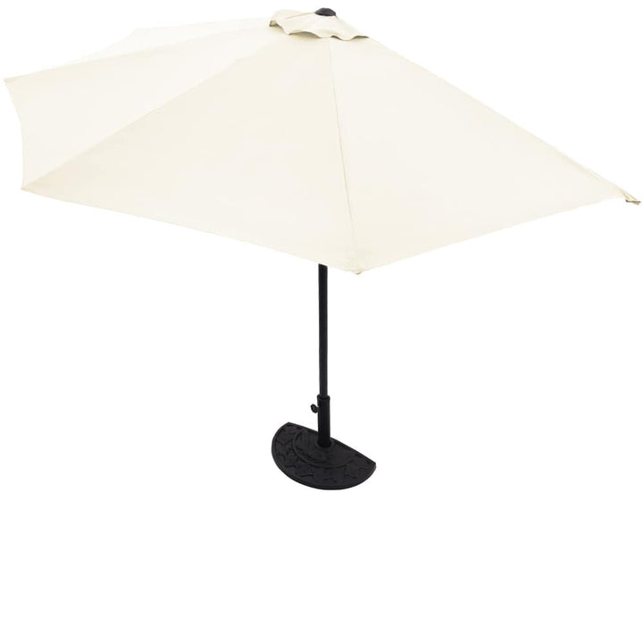 Half Parasol Cream 2,7 m UV -beskyttelse 50+