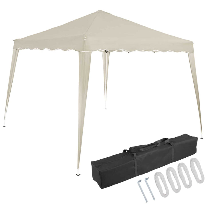 Pop Up Gazebo Capri Cream 3x3m