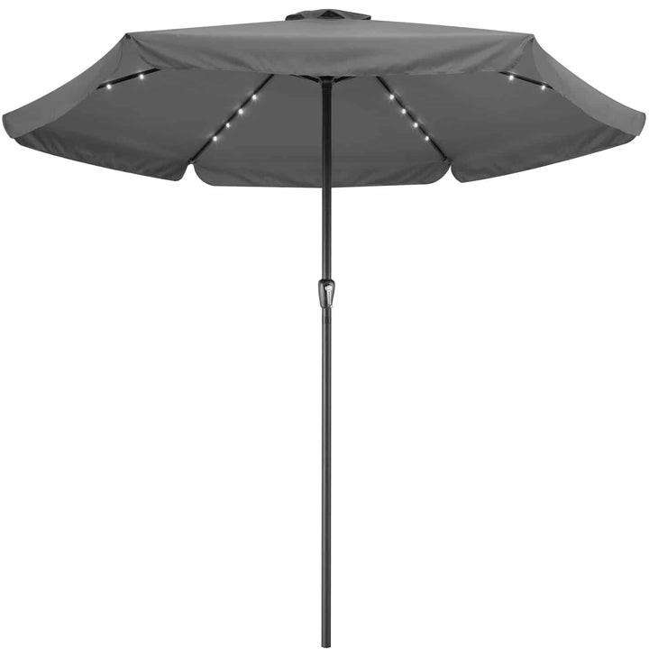 LED Solar Parasol Athen Anthracite 330 cm