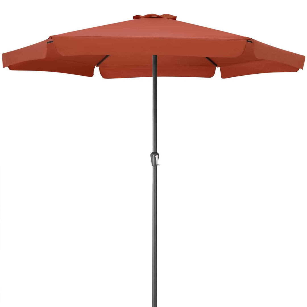 Parasol Maui Terracotta 3,3 m med krumtaphåndtag