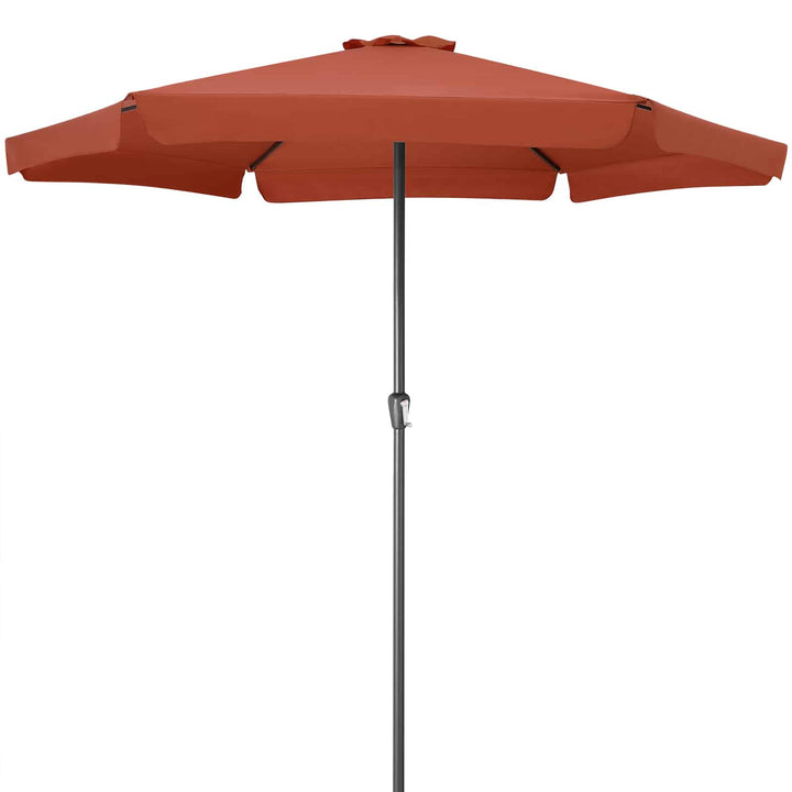 Parasol Maui Terracotta 3,3 m med krumtaphåndtag