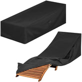 Sun Lounger Cover Oxford Anthracite 197x68x60 35,5 cm